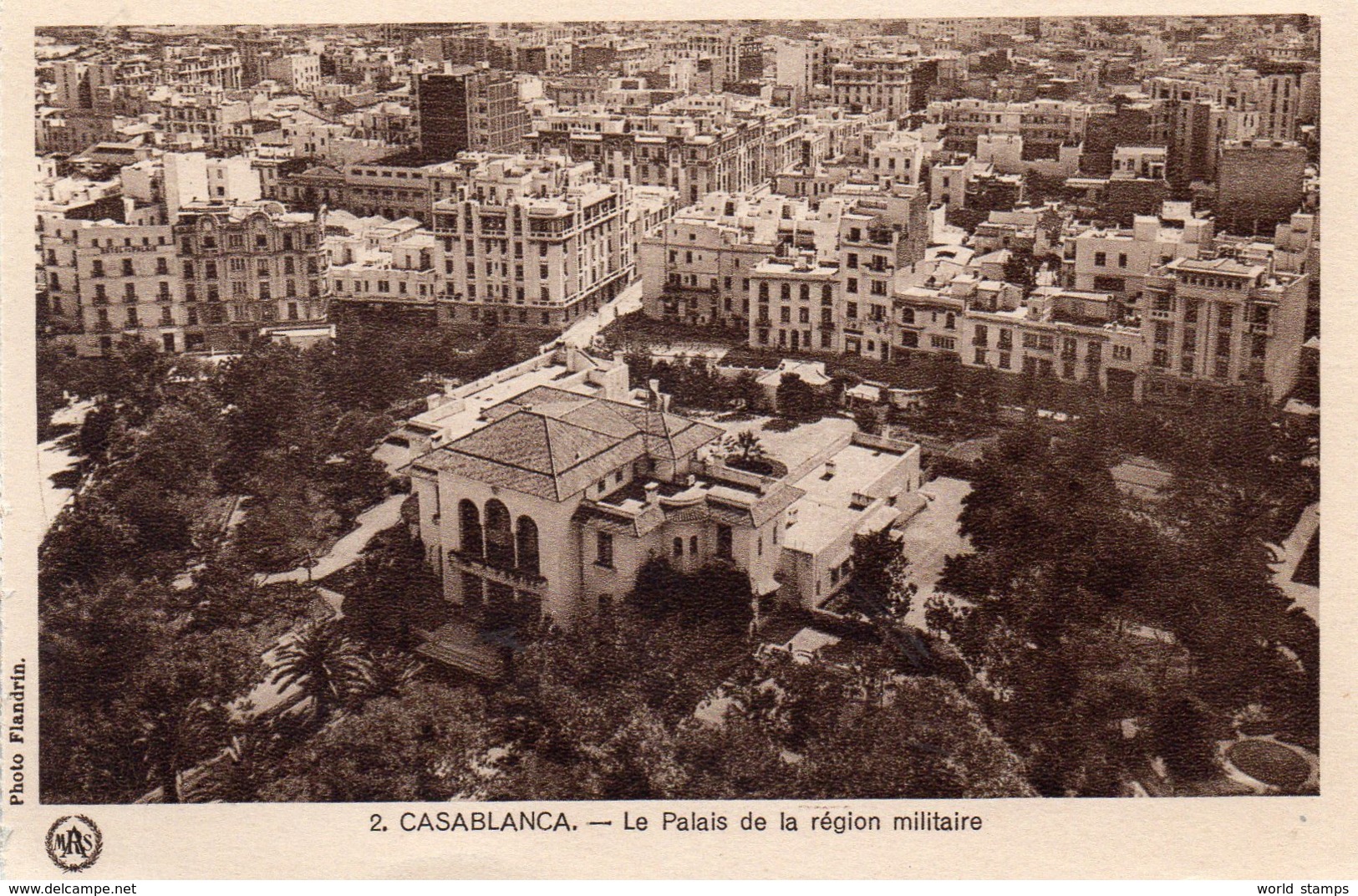 CASABLANCA LE PALAIS DE LA REGION MILITAIRE - Casablanca