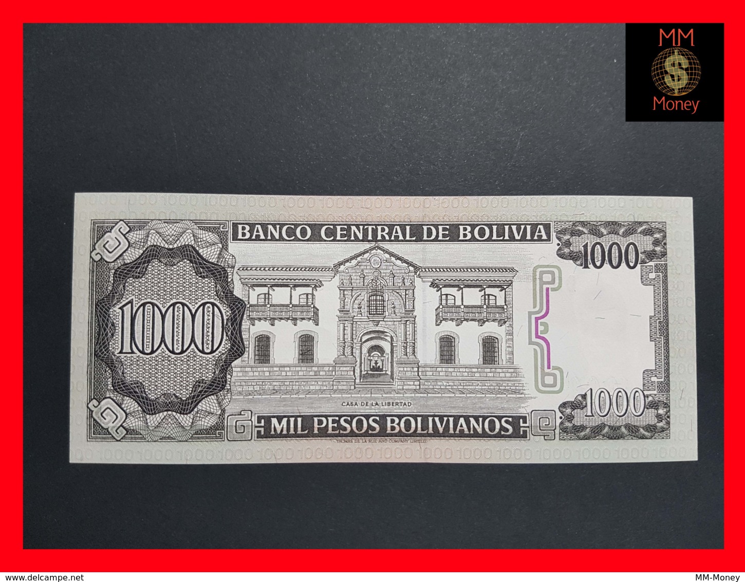 BOLIVIA 1.000 1000 Pesos Bolivianos D. 1982 P. 167  UNC - Bolivia