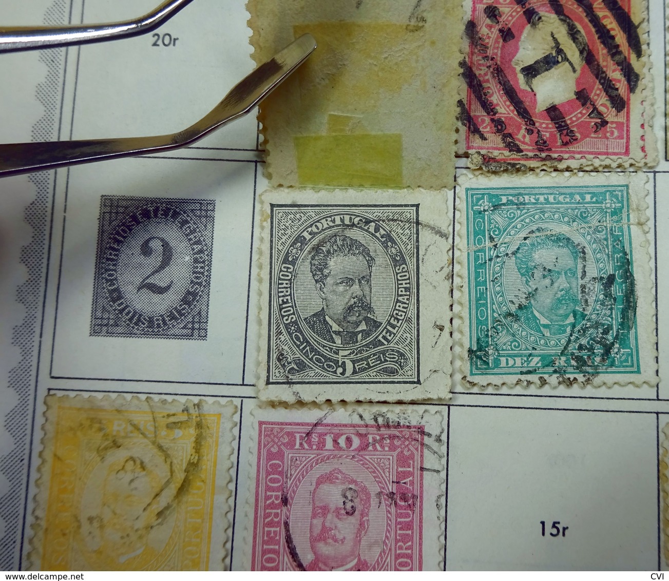 Portugal Early to 1960's Selection on Pages, Mint/Used, Sets, etc.