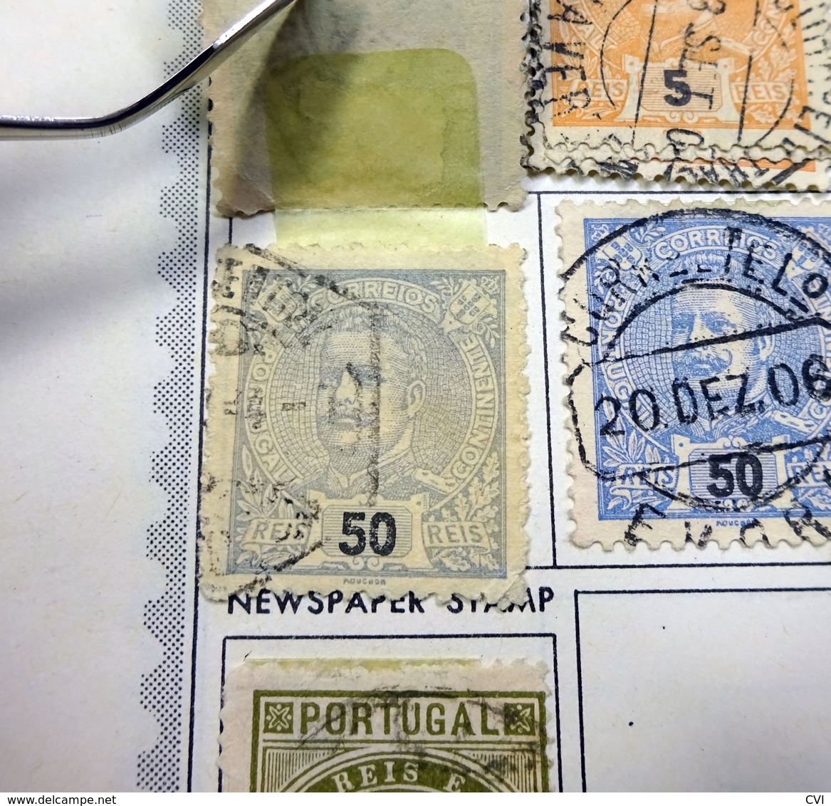 Portugal Early to 1960's Selection on Pages, Mint/Used, Sets, etc.