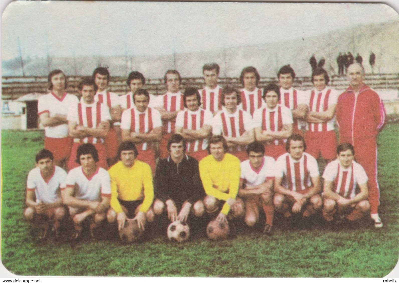 CALENDARS - ROMANIA  1978 - Football Team From The City Of Turda (7 X 10 Cm) -2 Scans - Small : 1971-80