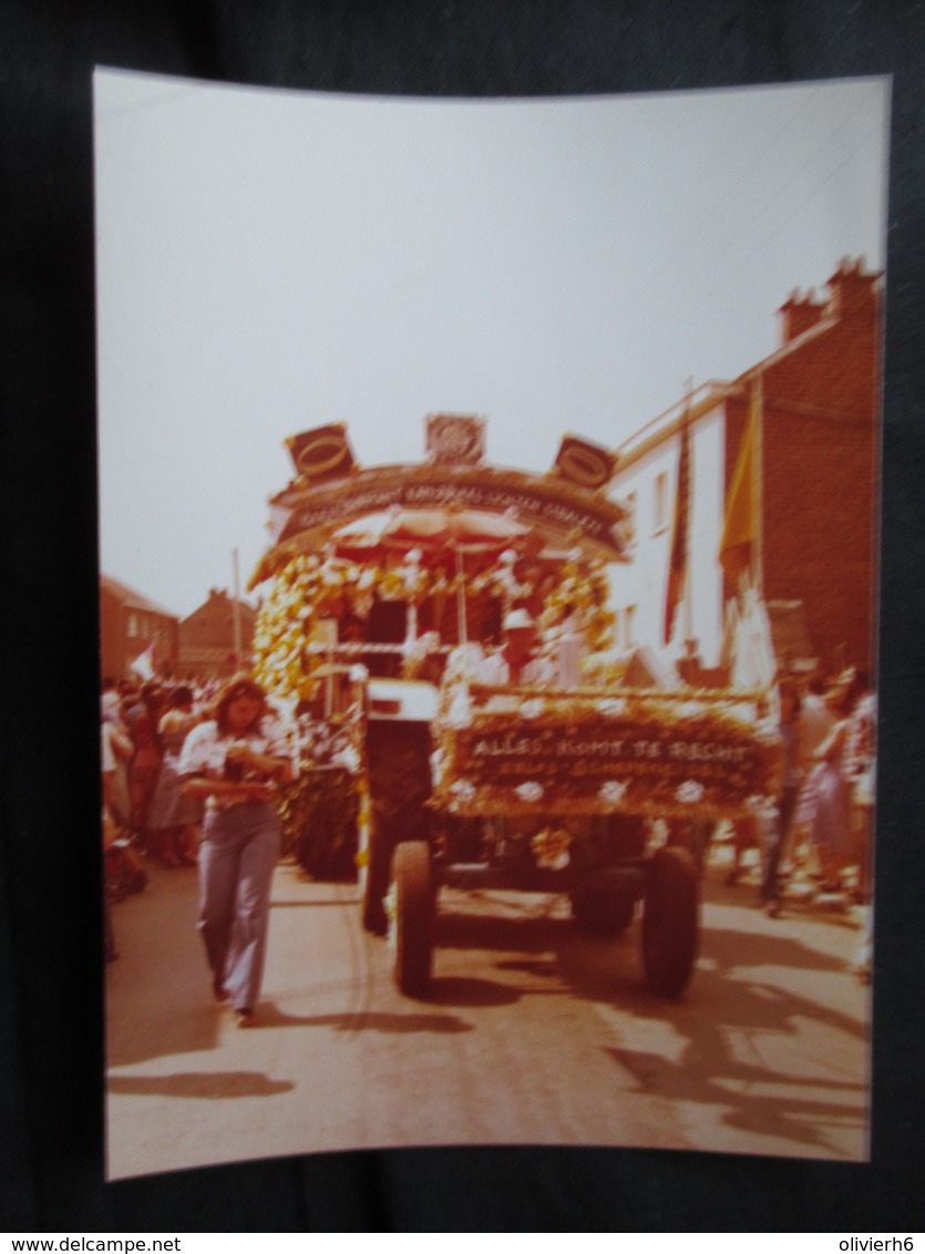 LOT 27 PHOTOS PROCESSION CORSO (M1814) ZUNDERT ? BELGIQUE ? (1 Vue) Char Fleur Etc. - Professions