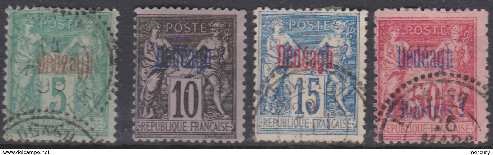 DEDEAGH - 4 Valeurs De 1893/1900 TTB - Gebraucht