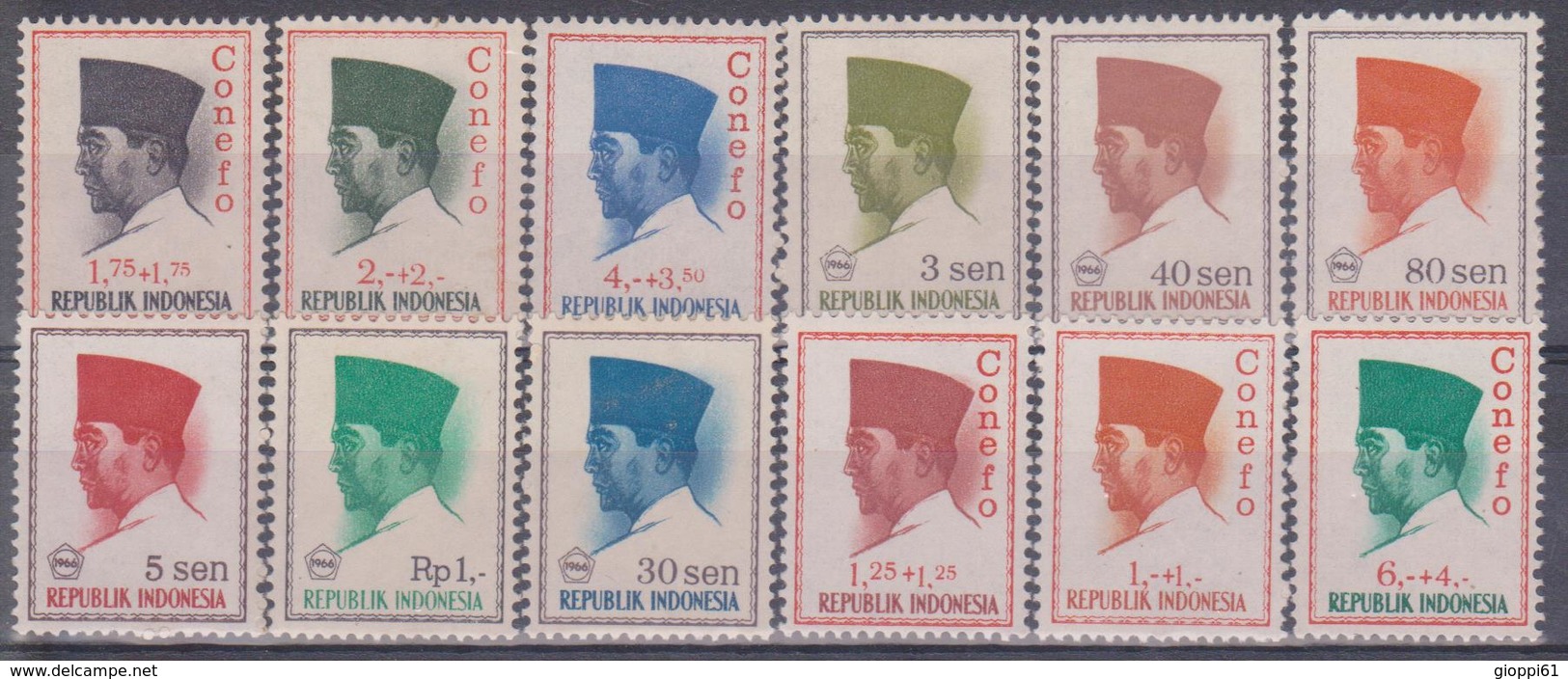 1965-67 Indonesia - Presidente Sukarno - Indonesia