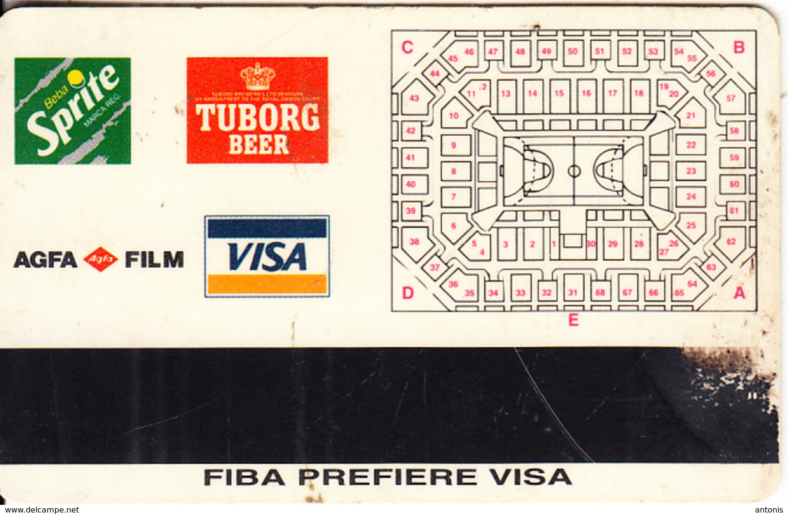 SPAIN - FIBA Final Four Zaragoza "95, Ticket Card, Used - Sport