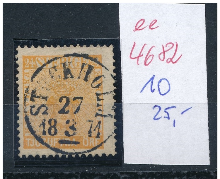 Schweden Nr. 10   - Auf Stempel Achten......o( Ee4682  ) Aus Einer Spezial Sammlung ! - Gebruikt