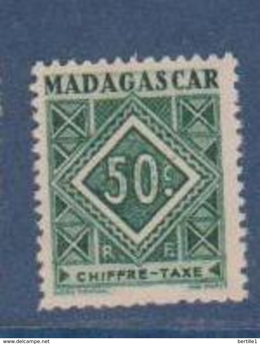 MADAGASCAR        N° YVERT  :   TAXE 33   NEUF SANS CHARNIERE   ( NSCH 03 ) - Timbres-taxe