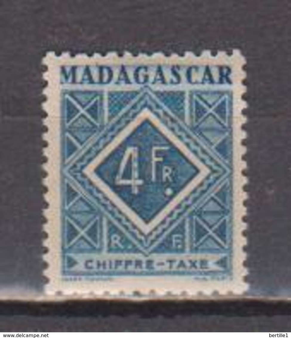 MADAGASCAR        N° YVERT  :   TAXE 37   NEUF SANS CHARNIERE   ( NSCH 03 ) - Timbres-taxe