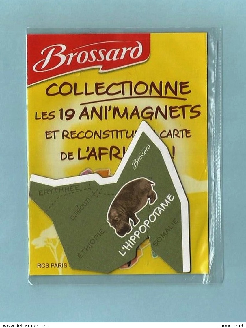 Magnet Collection Afrique  Brossard Hippopotame - Animaux & Faune