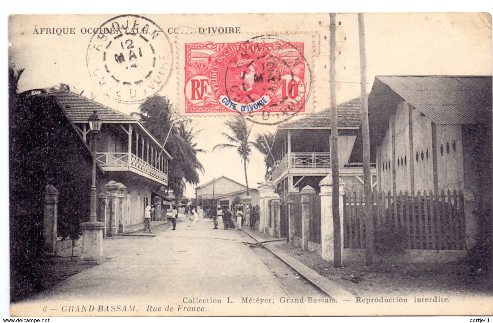 CP - Afrique - Afrika - Cote D'Ivoire - Grand Bassam - Rue De France - Côte-d'Ivoire