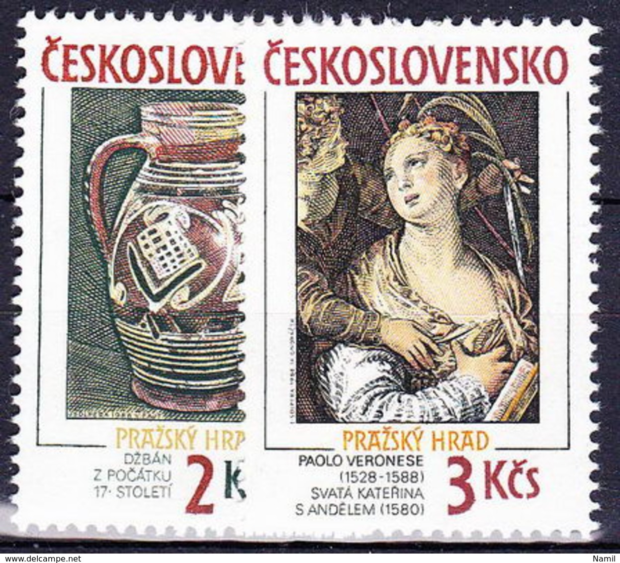 ** Tchécoslovaquie 1988 Mi 2975-6 (Yv 2779-80), (MNH) - Neufs