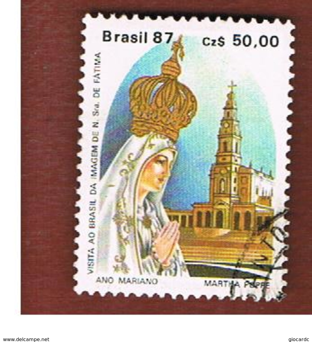 BRASILE (BRAZIL)  - SG  2299  -  1987  MARIAN YEAR: OUR LADY OF FATIMA  -    USED ° - Used Stamps