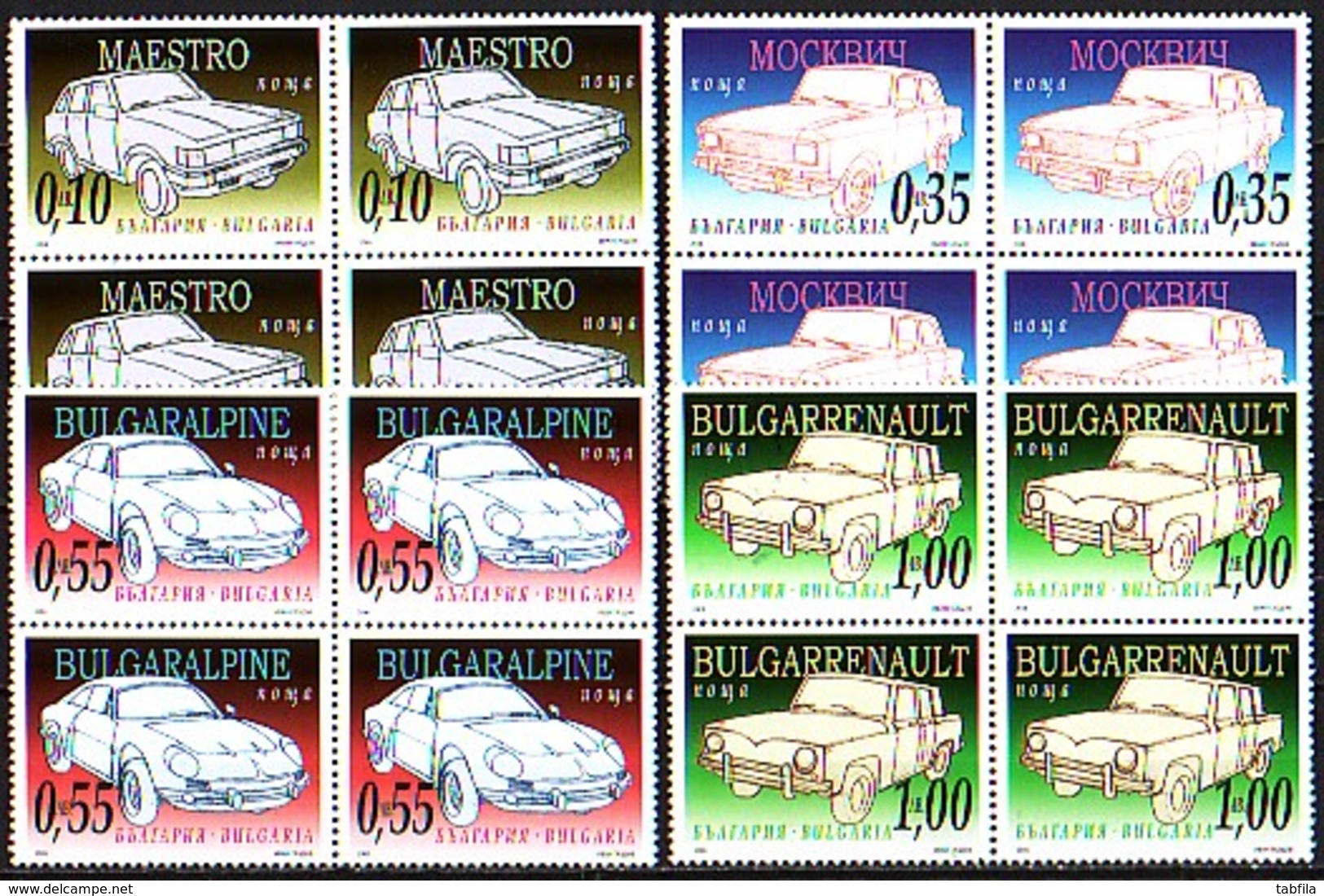 BULGARIA \ BULGARIE - 2006 - Bulgarian Auto - Bl De 4 ** - Neufs