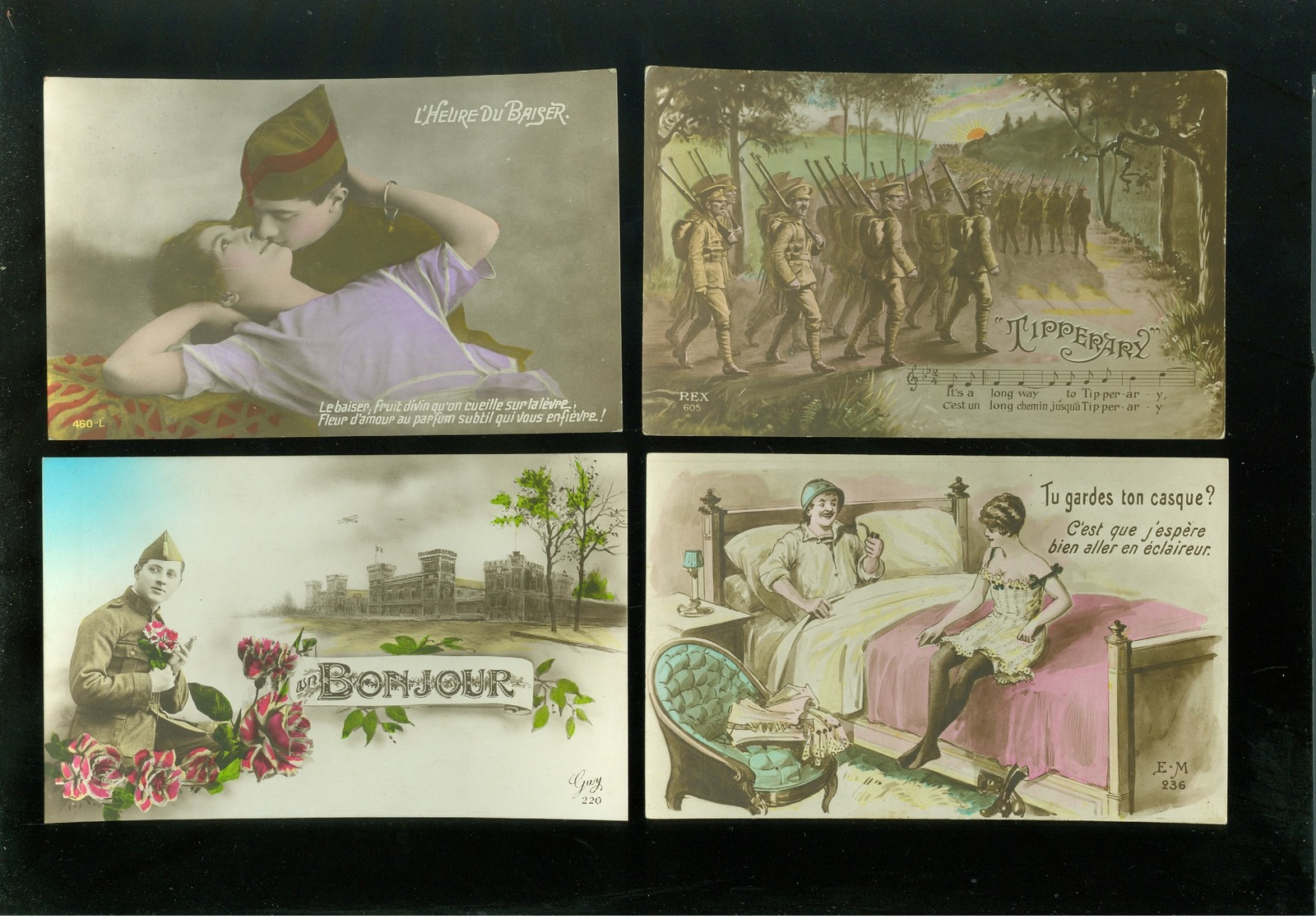 Beau Lot De 20 Cartes Postales De Fantaisie Soldat Armée  Mooi Lot Van 20 Postkaarten Fantasie Soldaat Leger Militair - 5 - 99 Cartes