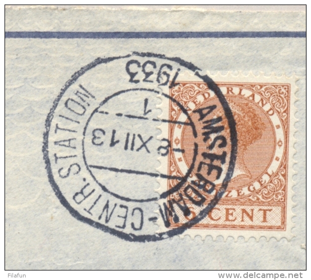 Nederlands Indië - 1933 - Postjagervlucht Met Noodlanding In Brindisi Via Medan Naar LB PANGKATAN - Niederländisch-Indien