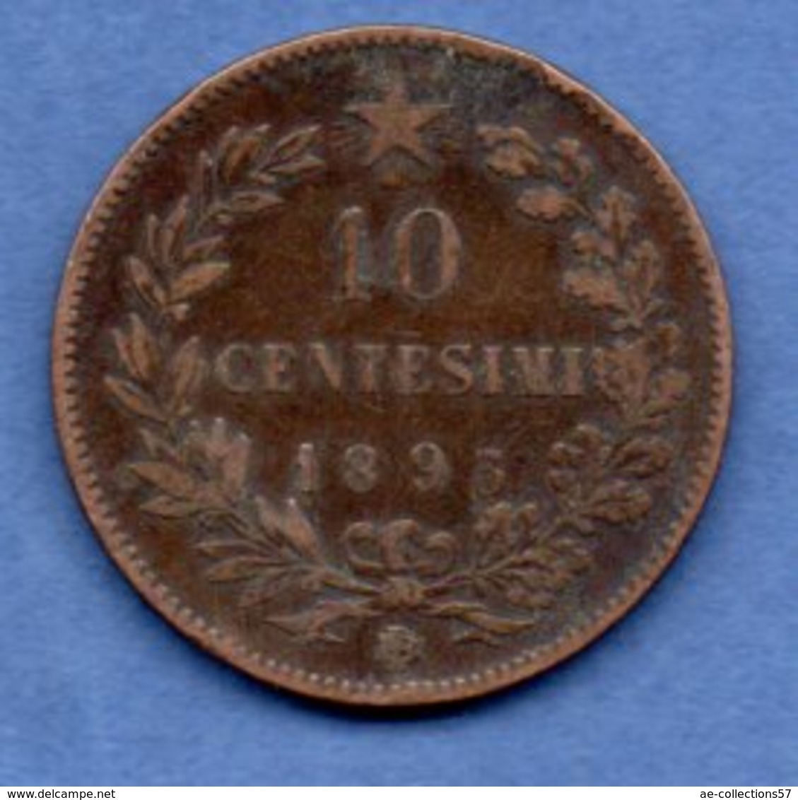 Italie --  10 Cents 1893 B/I  -  Km # 27.1  -  état  TB - 1878-1900 : Umberto I