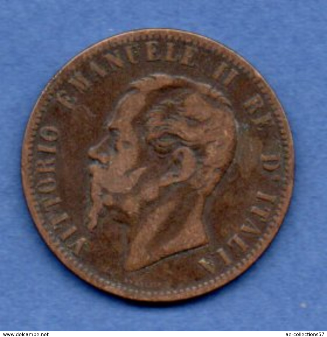 Italie --  10 Cents 1867 H  -  Km # 11.3  -  état  TB - 1861-1878 : Victor Emmanuel II