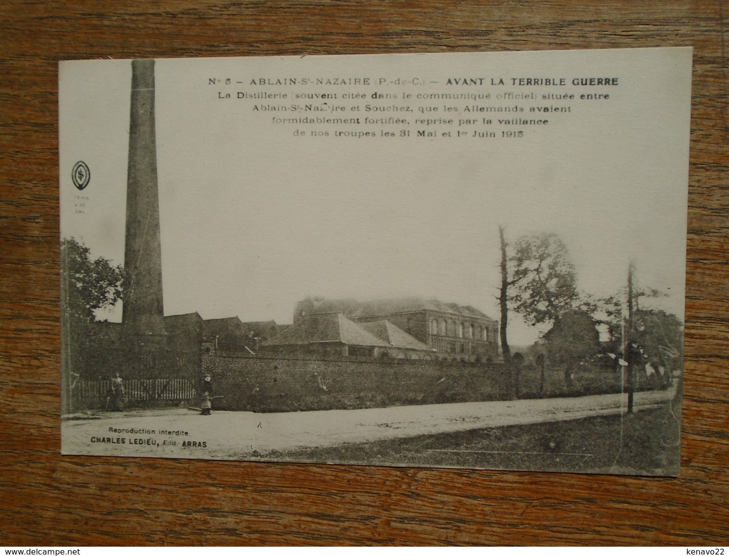 Ablain-saint-nazaire , Avant La Terrible Guerre , La Distillerie - Autres & Non Classés