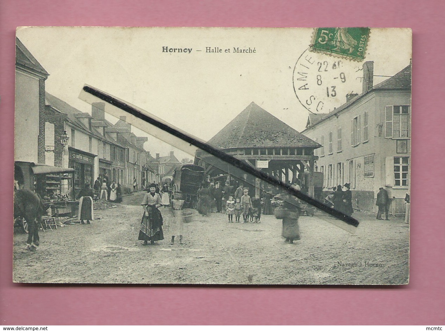 CPA - Hornoy - Halle Et Marché - Hornoy Le Bourg