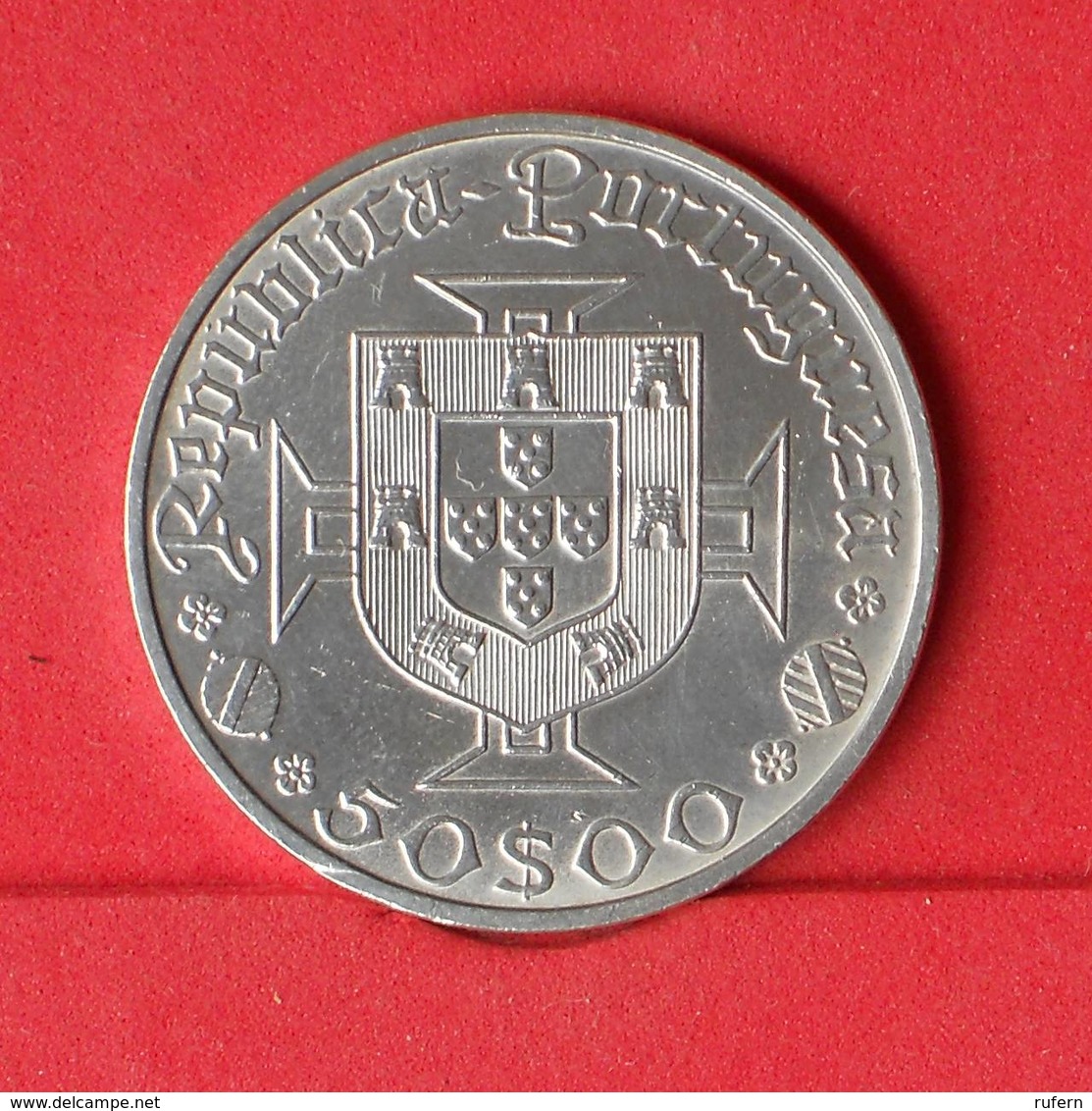 PORTUGAL 50 ESCUDOS 1969 - 18 GRS - 0,650 SILVER   KM# 598 - (Nº24901) - Portugal