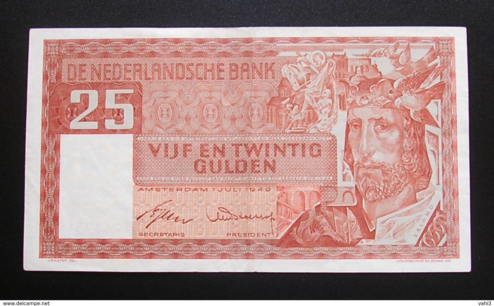 Netherlands 25 Gulden 1949 - 25 Gulden