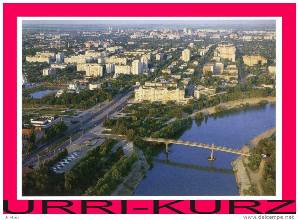 TRANSNISTRIA-2012 Tiraspol Architecture Central Disctrict Bridge Through River Dniester Postcard Card Mint - Puentes