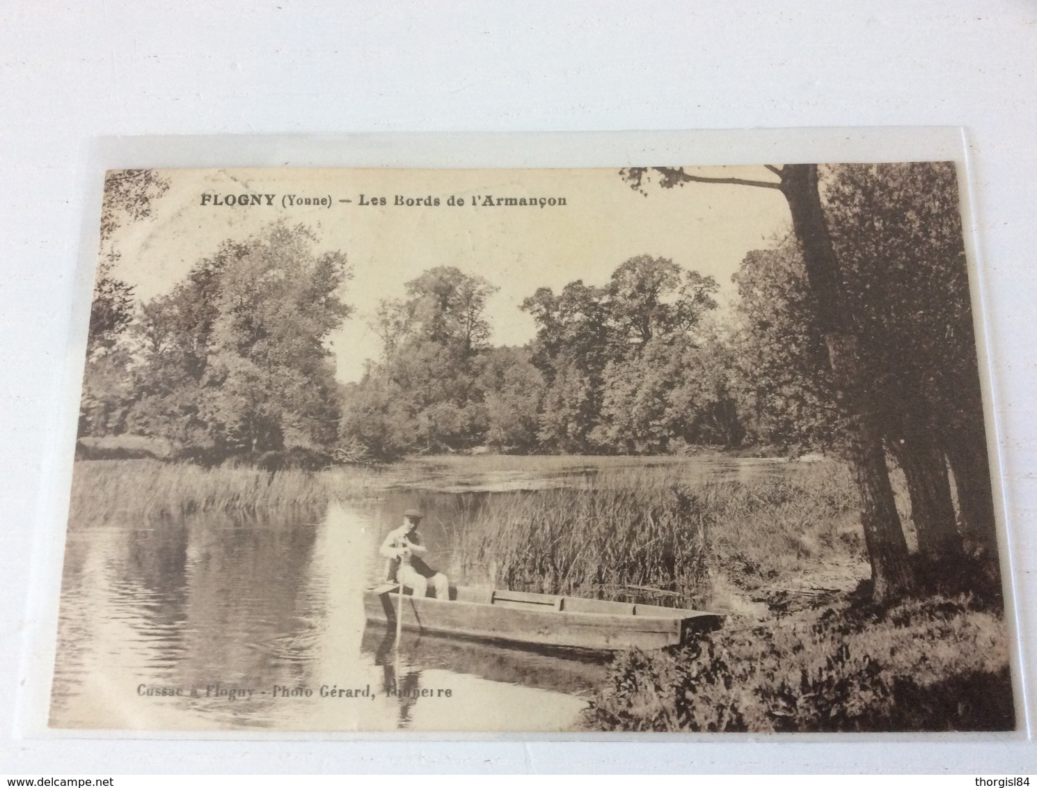 $ RARE $ 89 - FLOGNY Les Bords De L’armnçon Animée écrite Timbrée - Flogny La Chapelle