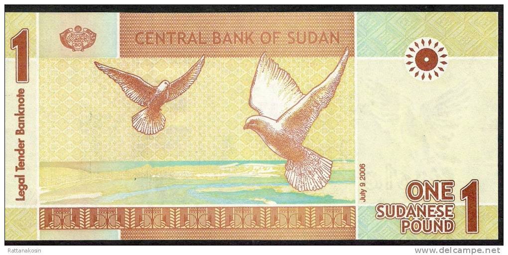 SUDAN    P64  1  POUND  2006   #AG    UNC. - Sudan