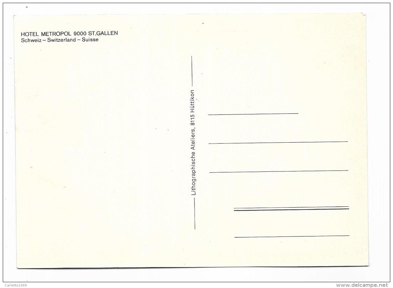ST. GALLEN - HOTEL METROPOLE - NV FG - San Gallo