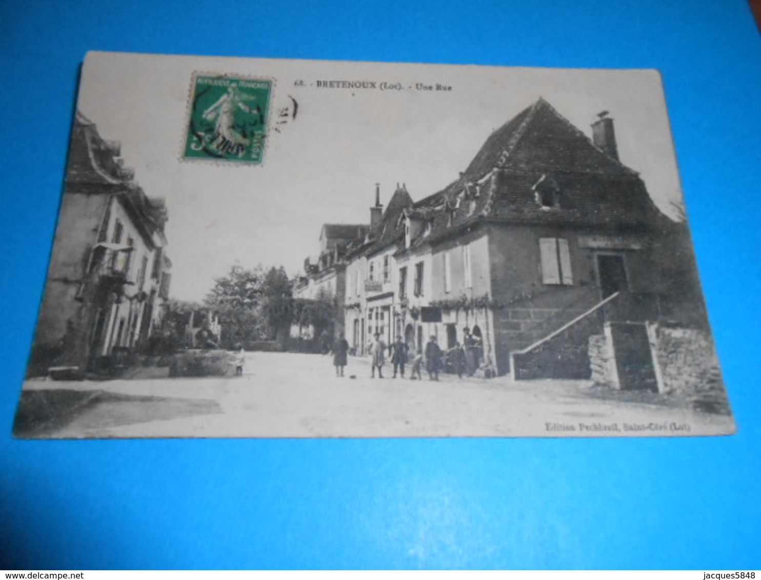 46 ) Bretenoux : N°68 : Une Rue  : Année  : EDIT : Pechbreil - Bretenoux