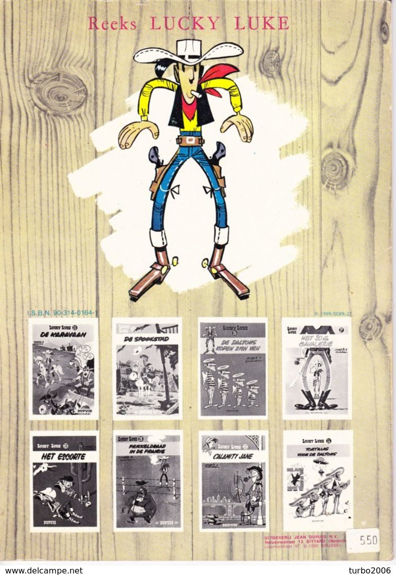 LUCKY LUKE Stripboeken 5 Verschillende Delen : 1-2-5-6-IX Zie Scans Voor- En Achterzijde ! - Lucky Luke