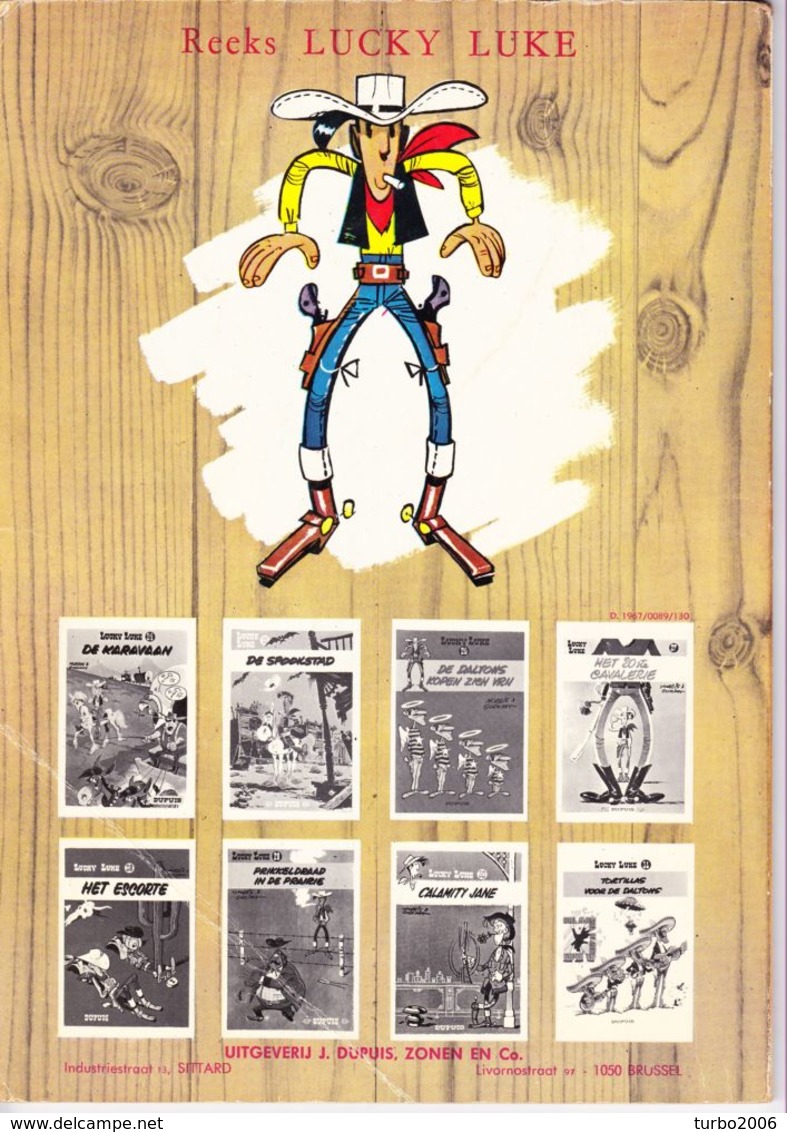 LUCKY LUKE Stripboeken 5 Verschillende Delen : 1-2-5-6-IX Zie Scans Voor- En Achterzijde ! - Lucky Luke