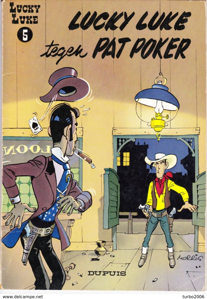 LUCKY LUKE stripboeken 5 verschillende delen : 1-2-5-6-IX zie scans voor- en achterzijde !