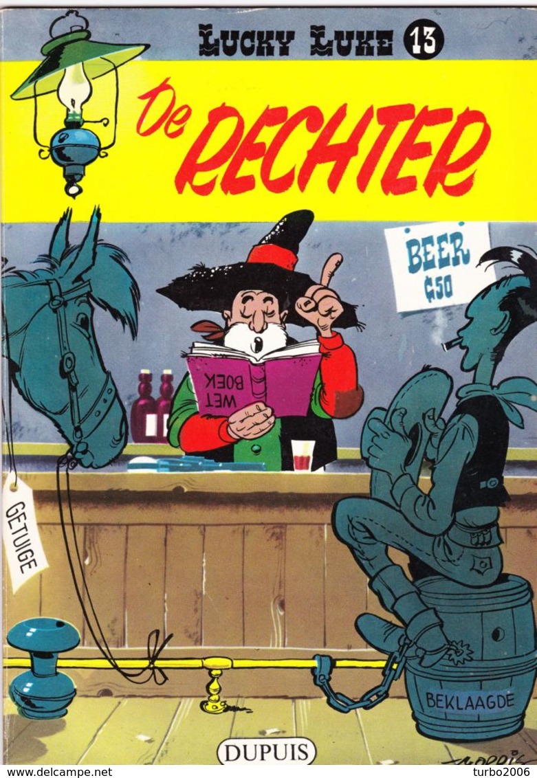 LUCKY LUKE Stripboeken 5 Verschillende Delen : 11-13-15-19-20 Zie Scans Voor- En Achterzijde ! - Lucky Luke