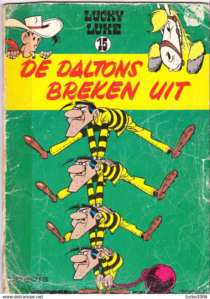 LUCKY LUKE stripboeken 5 verschillende delen : 11-13-15-19-20 zie scans voor- en achterzijde !