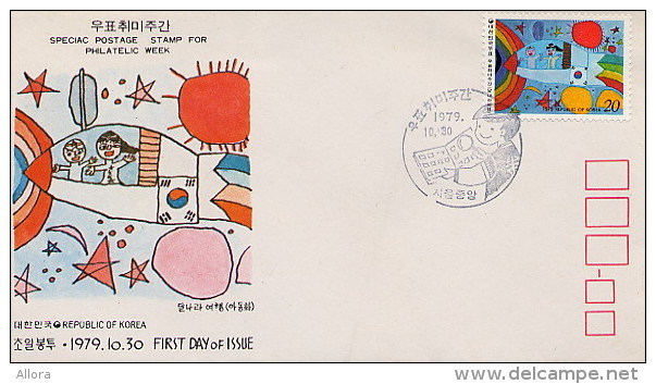 REPUBLIC  OF  KOREA   -   FDC   -   STAMP  FOR  PHILATELIC  WEEK - Corea Del Sud