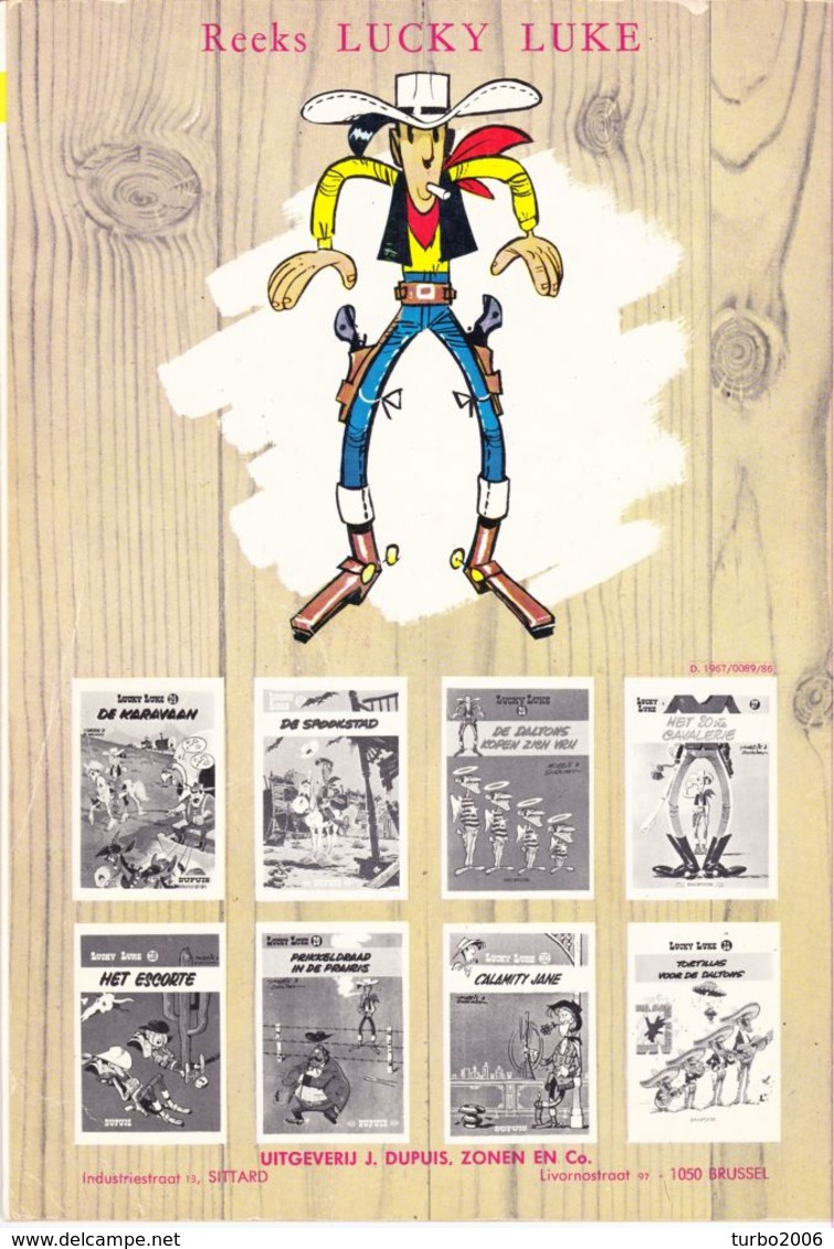 LUCKY LUKE Stripboeken 4 Verschillende Delen : 21-25-31-Western Circus Zie Scans Voor- En Achterzijde ! - Lucky Luke