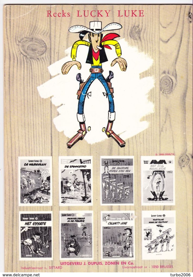 LUCKY LUKE Stripboeken 4 Verschillende Delen : 21-25-31-Western Circus Zie Scans Voor- En Achterzijde ! - Lucky Luke