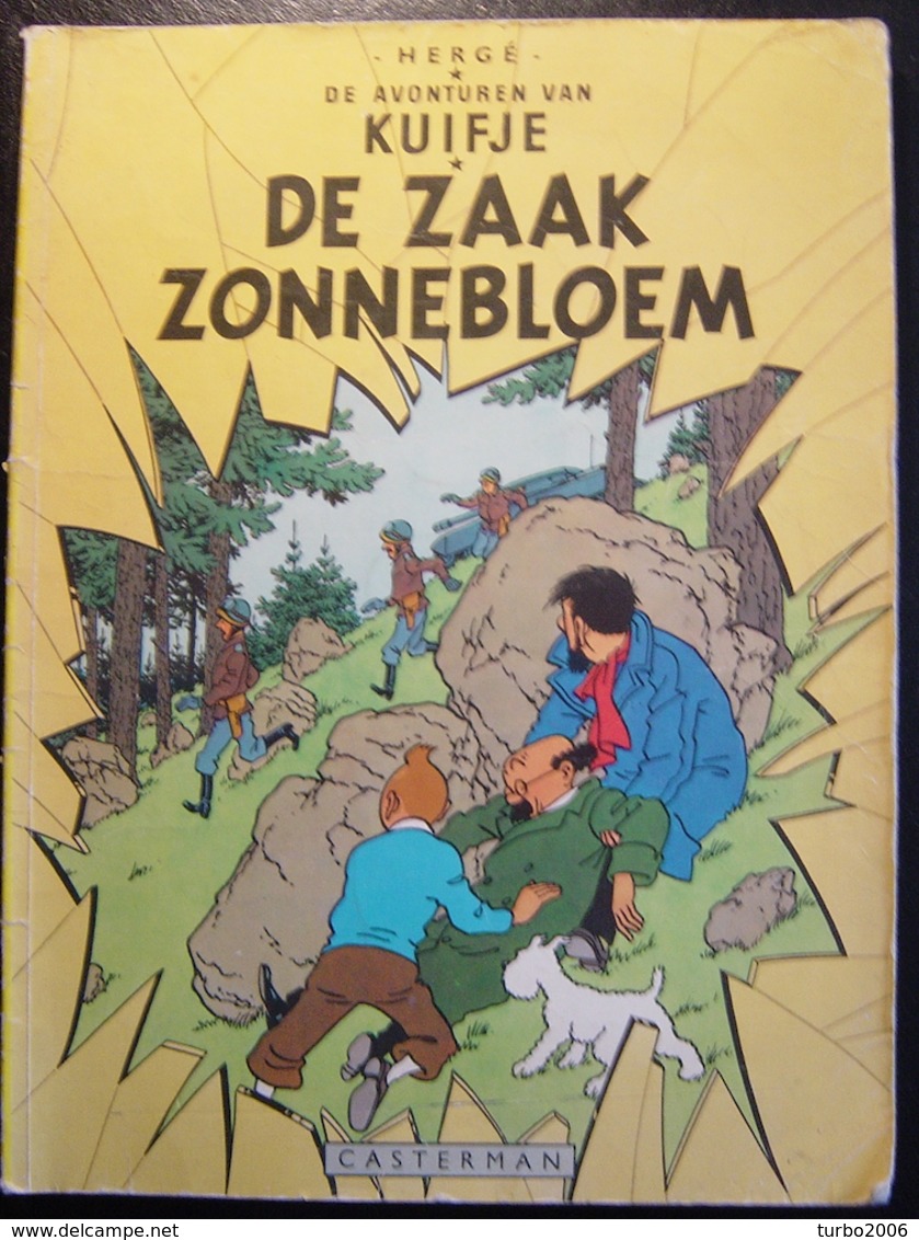 Hergé  KUIFJE 4 Delen : Mannen Op De Maan / De Blauwe Lotus / De 7 Kristallen Bollen / De Zaak Zonnebloem - Kuifje