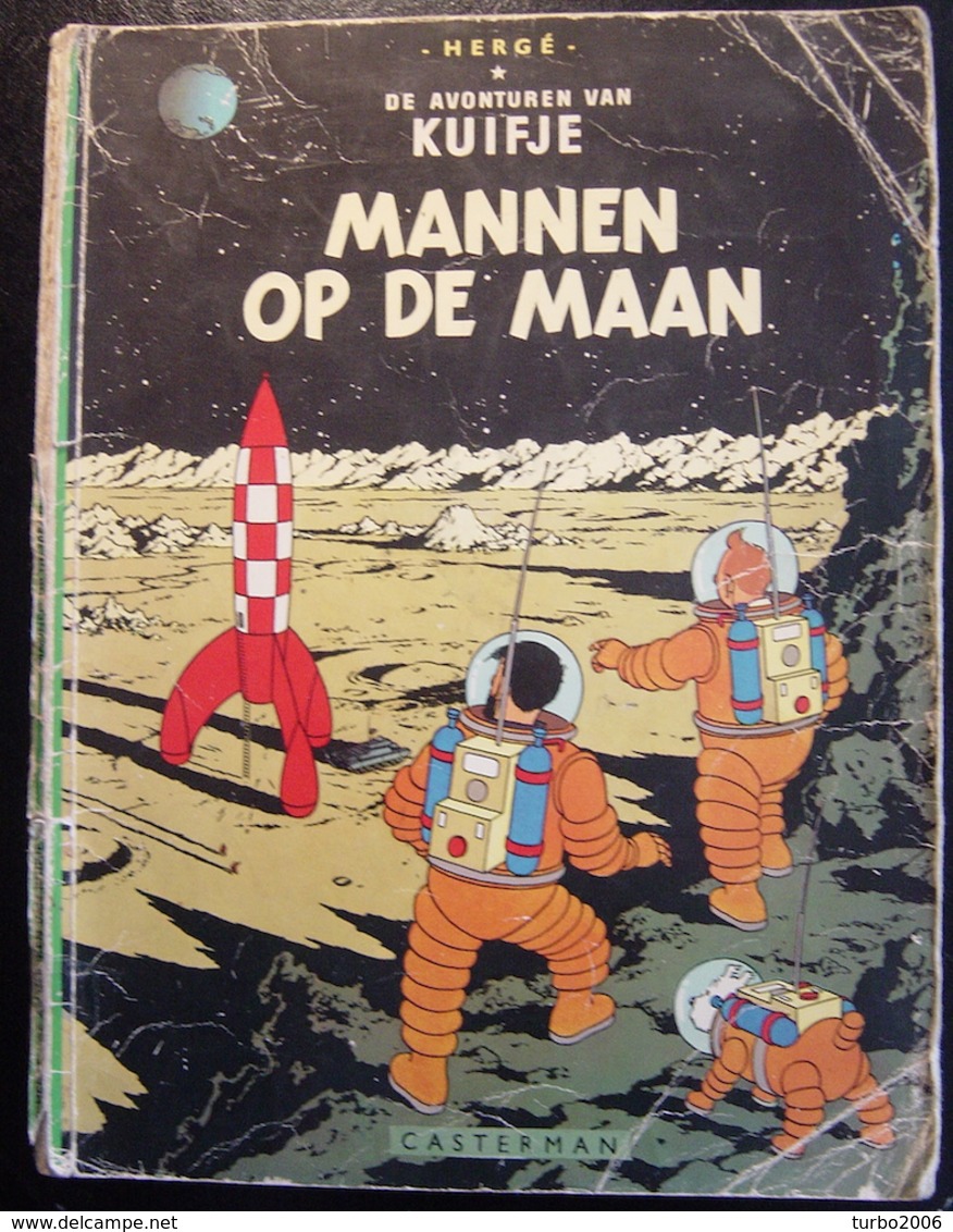 Hergé  KUIFJE 4 delen : mannen op de maan / de blauwe lotus / de 7 kristallen bollen / de zaak Zonnebloem