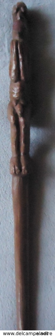 Sceptre De Chef - Bois - Afrique De L'ouest - XXe Siècle - Arte Africano