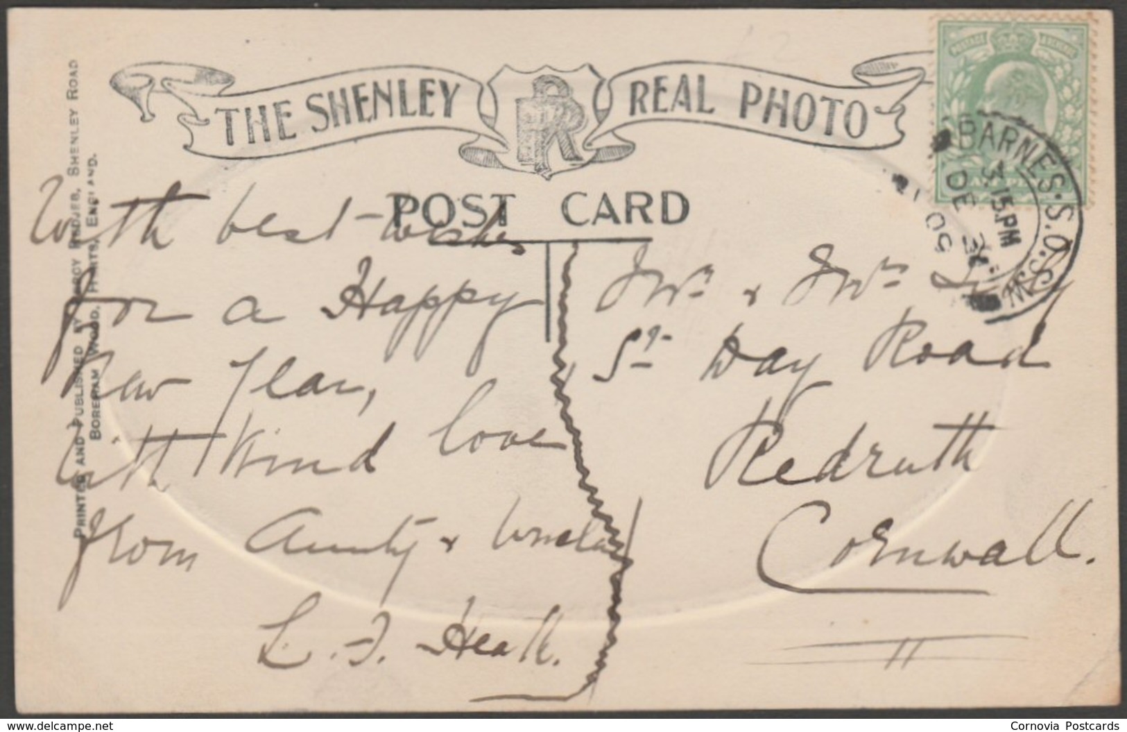 Kew Gardens, Surrey, 1909 - Percy Redjeb RP Postcard - Surrey