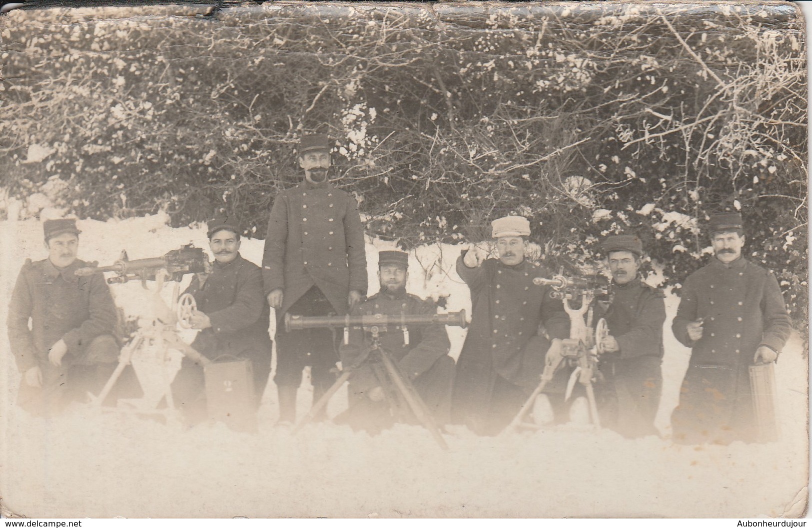 Mitrailleuses Et Lunette De Calcul De Distance 1053H - Guerre 1914-18