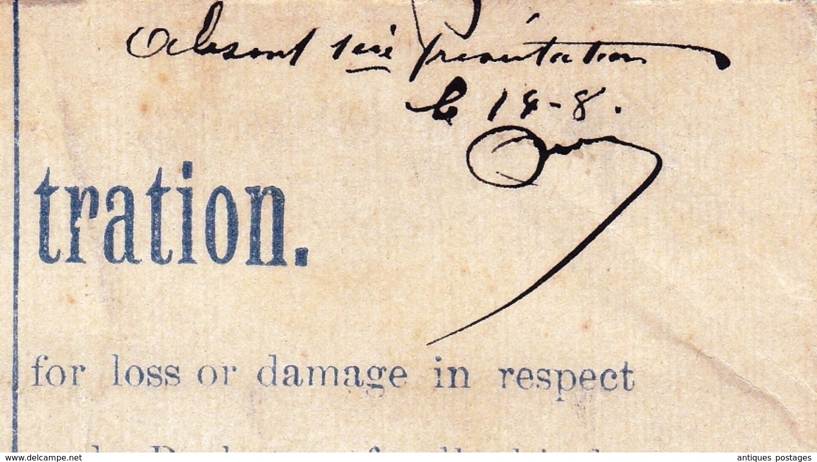 Lettre Recommandée Birmingham 1911 Alfred Field & Co Registered Letter Belgique Liège