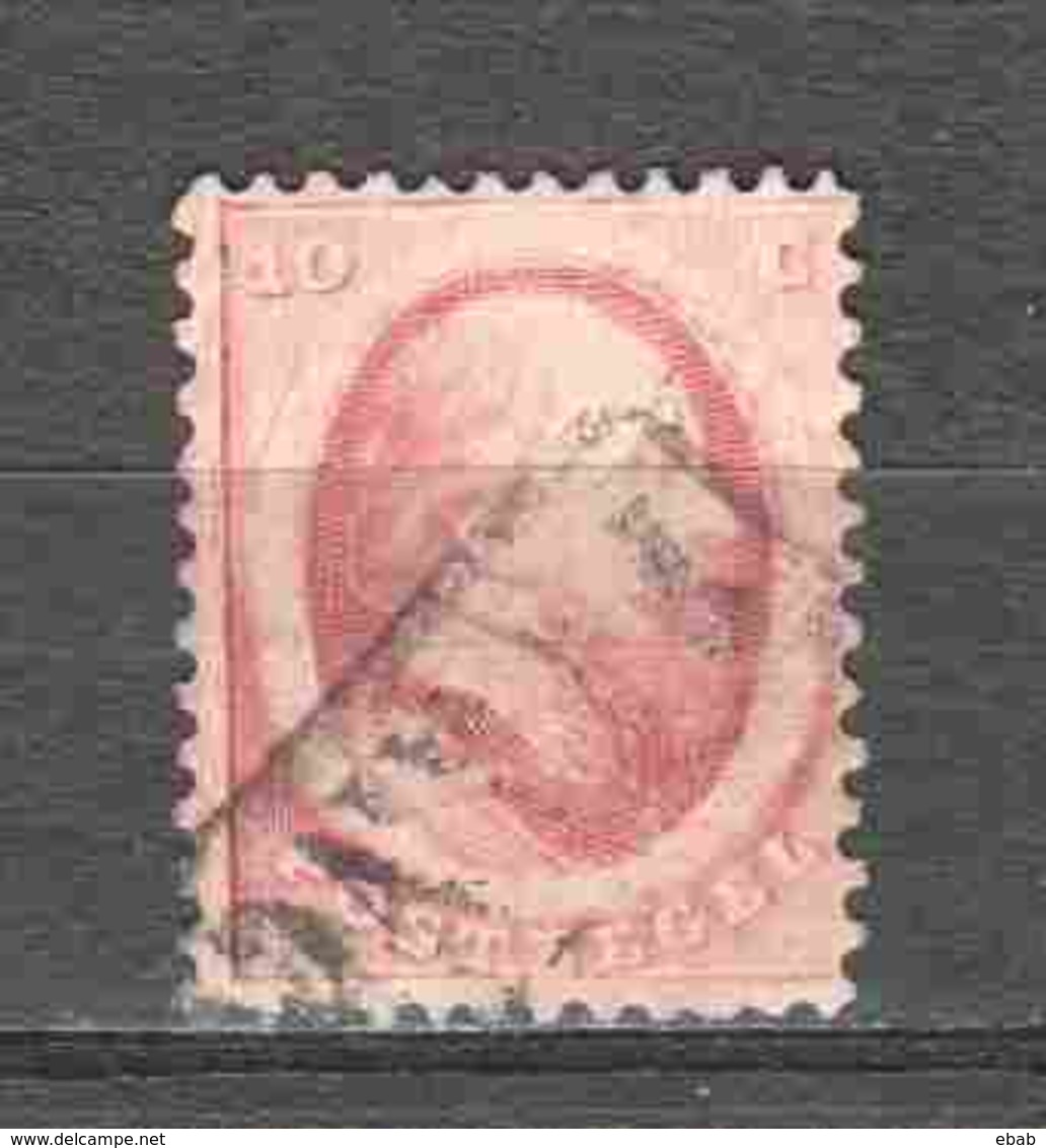 Netherlands 1864 NVPH 5 Canceled (9) - Usati