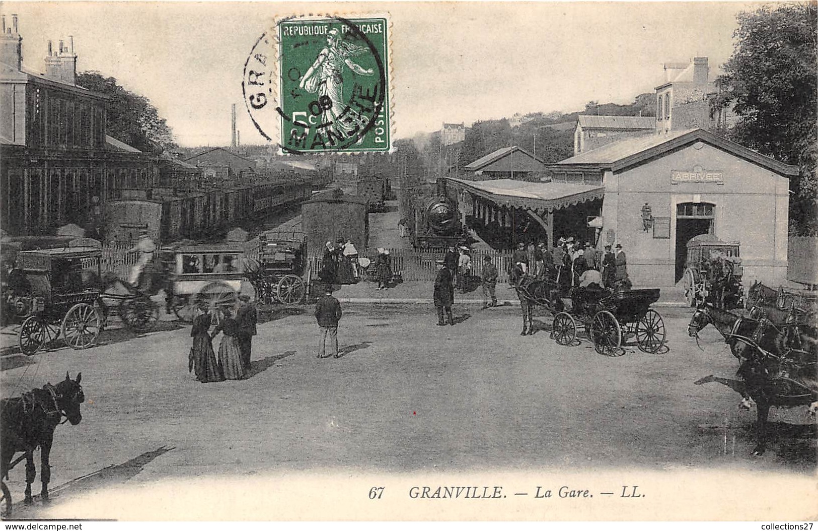 50-GRANVILLE- LA GARE - Granville