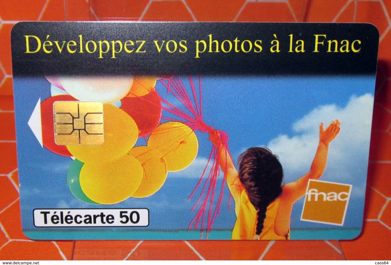 TELECARTE 50 DEVELOPPEZ VOS PHOTOS A LA FNAC - 50 Units