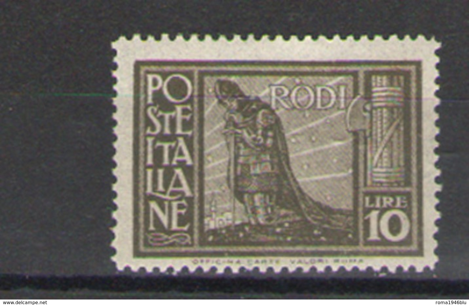 EGEO 1932 PITTORICA 10 L. ** MNH - Egeo