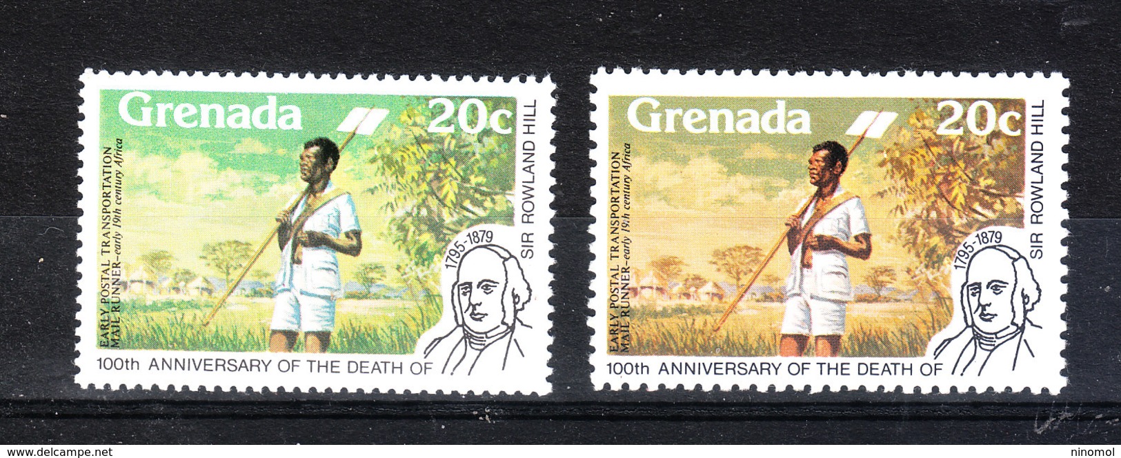 Grenada  -  1979. Postino Africano. Mail Runner . (Con Le Due Dentellature. E Different Colour). MNH - Posta