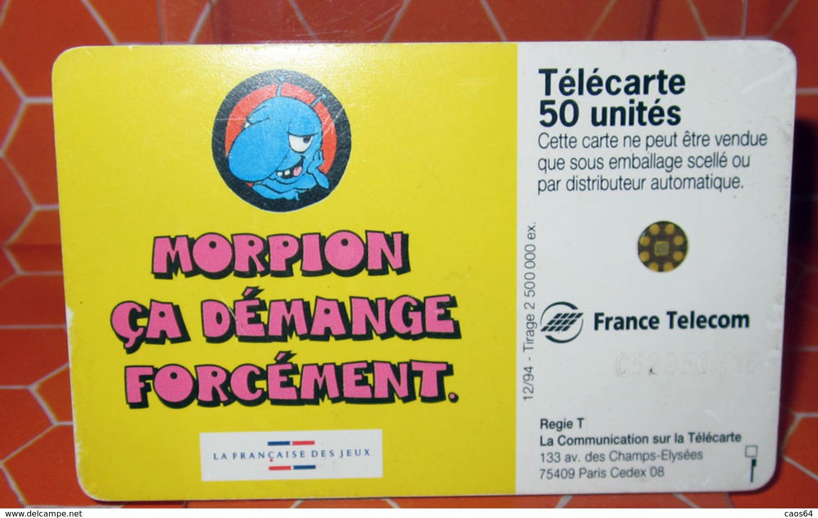 TELECARTE 50 MORPION - 50 Units